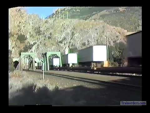 Classic Railroad Series 937 - UP trains in 1985 at Taggart, Utah Part 3 of 5.