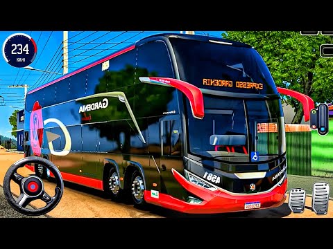New Bus Simulator 2025: Hardcore Track Offroad Bus Driving - Bus Game Android Gameplay