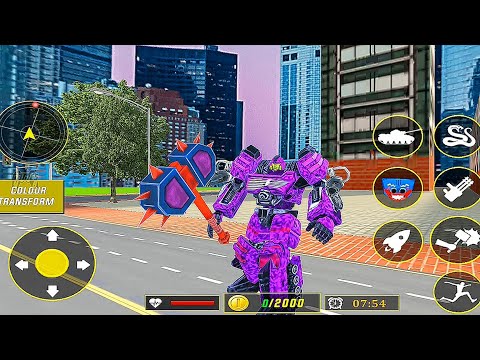 Army Robot Multiple Transformation Games: Tank Flying Car Wars of Robot| Android iOS Gameplay