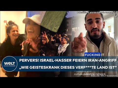 RAKETEN AUF ISRAEL: Jubel in Berlin! Propalästinensische Demonstranten feiern Angriff aus dem Iran