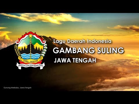 Gambang suling lagu daerah jawa tengah karaoke lirik dan terjemahan