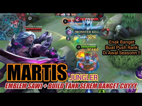 MARTIS JUNGLER EMBLEM SAWI + BUILD TANK OP BANGET CUY!!