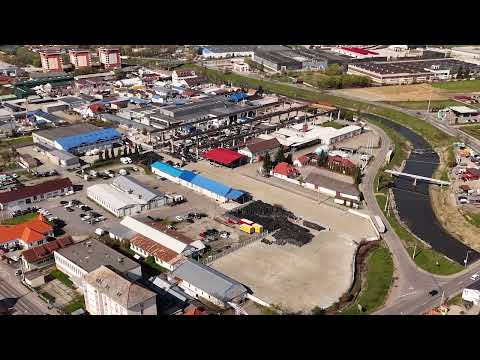 Platforma strategica, acces dedicat, conexiune cu zona comerciala Beclean — Video