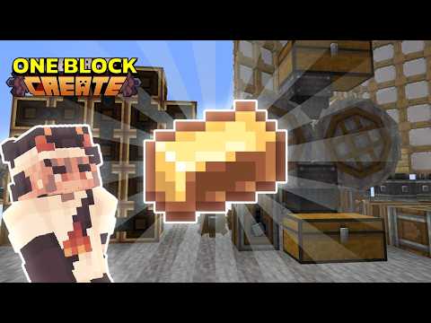 We're in the BRASS AGE in Create Skyblock!