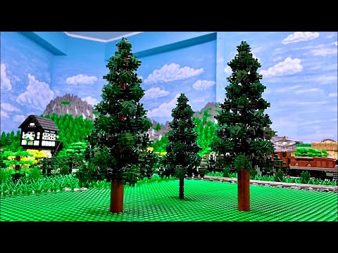 Komplett absurde Nadelbäume - Bau einer Lego Stadt Teil 263.