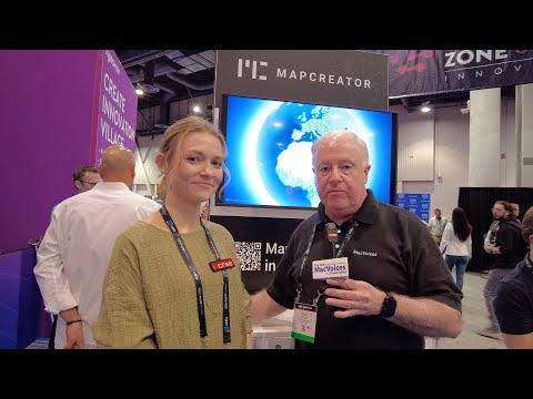 MacVoices #23145: NAB - Mapcreator Delivers High Quality, Customizable Maps for Broadcast