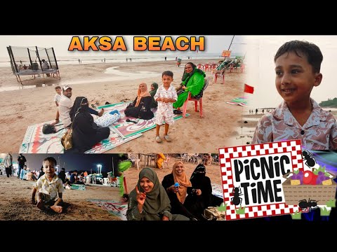Yaha ka maza hi kuch aur hai | Aksa Beach Vlog | Family Outing @mrsarfaraz