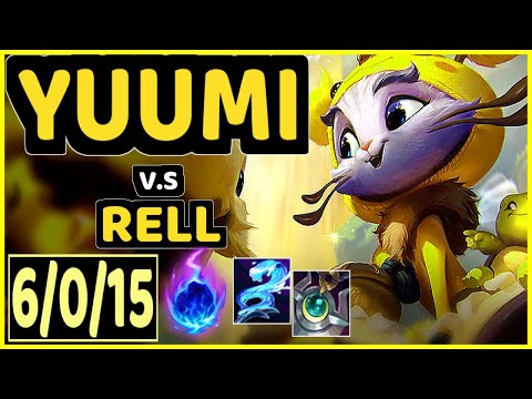 YUUMI vs RELL - 6/0/15 KDA BOTTOM SUPPORT GAMEPLAY - EUW Ranked MASTER