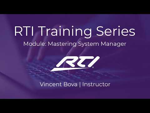 Mastering System Manager | Integration Designer Training