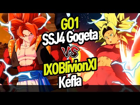 【DBFZ】 GO1 SSJ4 Gogeta vs lXOblivionXl Kefla 【DBFZ Pro Replays】