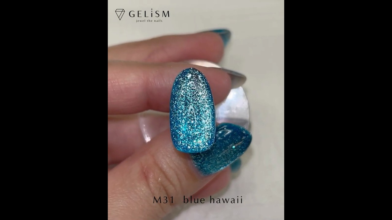 GELiSM ジェルポリッシュ M31 blue hawaii / ブルーハワイ｜D-UP