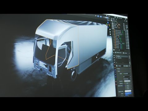 Oxygen, the future of urban delivery trucks, by Renault Trucks