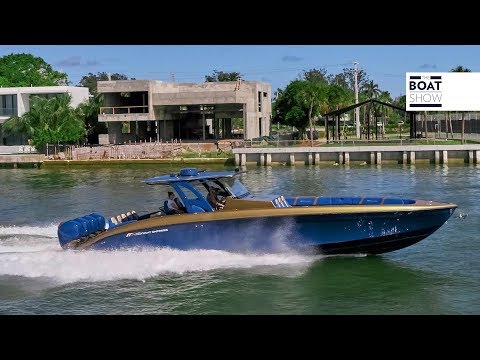 [ENG] MIDNIGHT EXPRESS 43 OPEN - 4K Review in Miami - The Boat Show