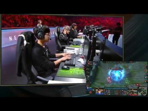 ROX PraY Ashe Arrow Ult stops SKT Duke Teleport to Win the Game SKT vs ROX S6 WORLDS 2016