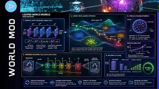 NEW LOOPED World Model (Looped Transformer w/ 1B AI)