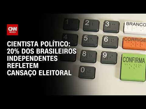 Cansaço eleitoral atinge 20% dos brasileiros que decidem voto de última hora, diz especialista | WW