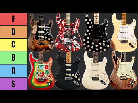 FAMOUS STRATOCASTER TIER LIST🤘