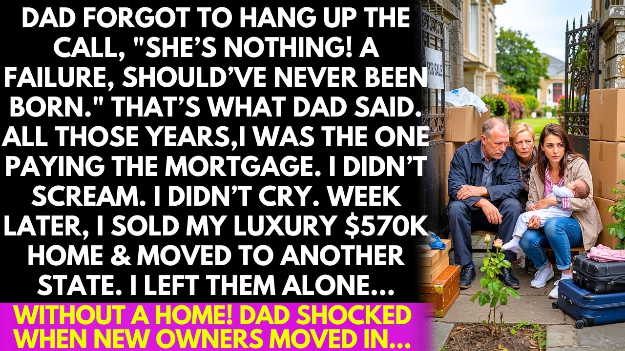 Dad Called Me a Worthless Failure! So I Sold the $570K House He Was Living In and Left Him Alone...