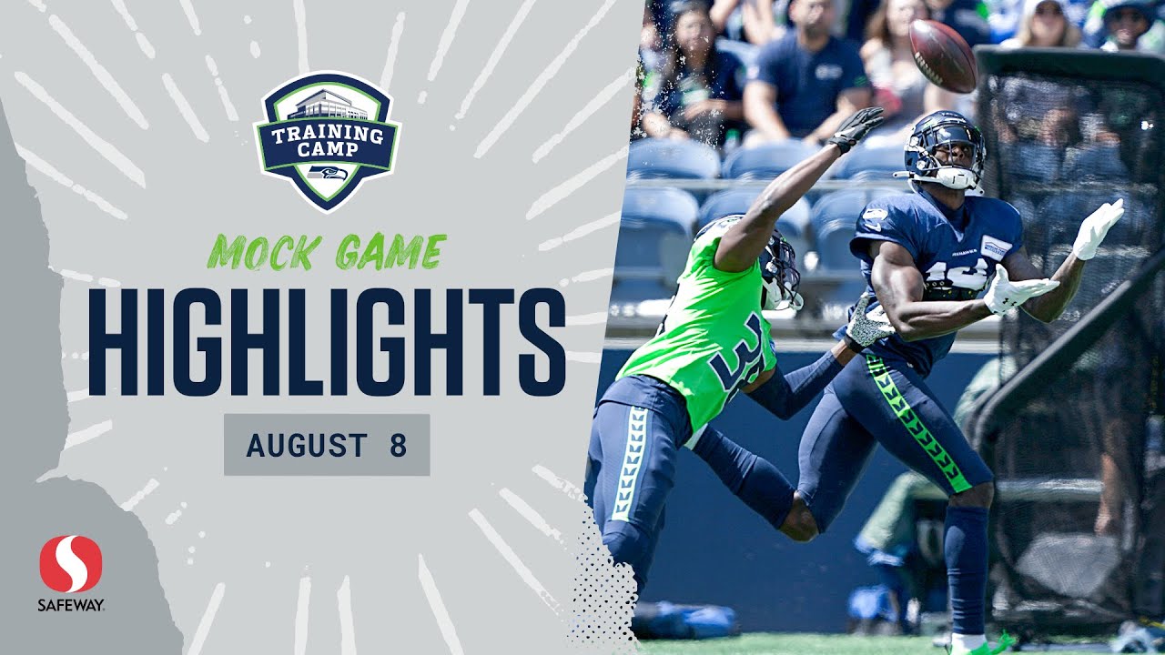 2021 Seahawks Training Camp Mock Game Highlights | August 8