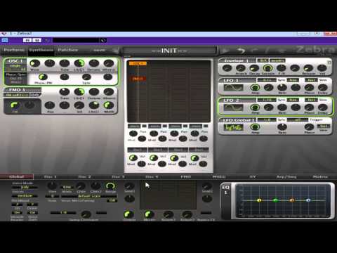 Zebra 2 - How To Create An Alien Squelch Effect - How To Tutorial