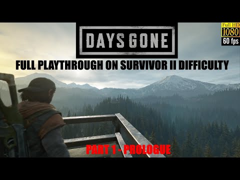 Days Gone PS5 Full Playthrough - PART 1, PROLOGUE.