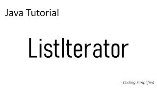 Java ListIterator Implementation | What is ListIterator