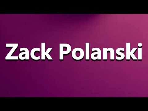 How to Pronounce Zack Polanski