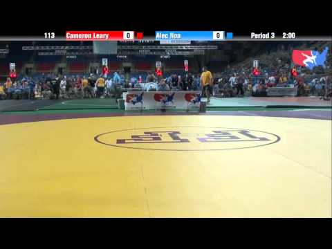 Fargo 2012 113 Round 1: Cameron Leary (California) vs. Alec Noa (Illinois)