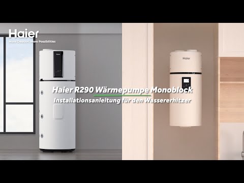 Haier Brauchwasser-Wärmepumpe M7 & M8 – Installationsanleitung (Deutsch)