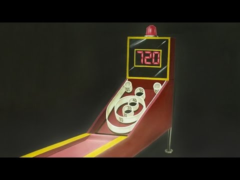 Skeeball 3D Chalk Art - AWE me Artist Series