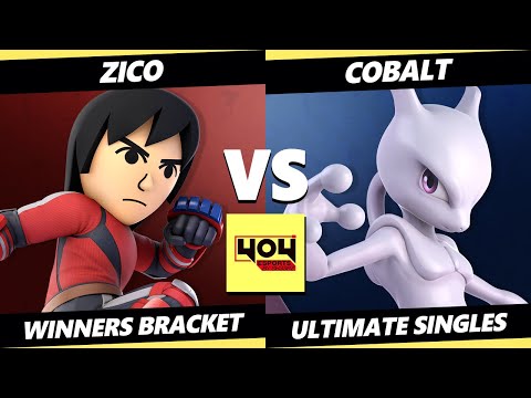 4o4 Weekly 29 - Z I C O (Mii Brawler) Vs. Cobalt (Mewtwo) Smash Ultimate - SSBU