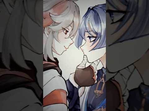 ReincarnationAUreincarnationAU!! og post 02/14/23. #genshinimpact #kazuscara #niwa #kazuha #scara