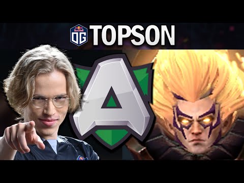 OG.TOPSON INVOKER VERSUS ALLIANCE - DOTA 2 7.27 GAMEPLAY