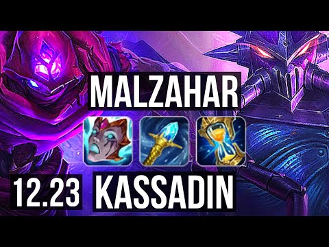 MALZ vs KASSADIN (MID) | 1.6M mastery, 3/2/12 | KR Diamond | 12.23