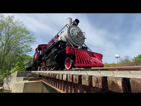 National Railroad Museum: Sumter & Choctaw #102 locomotive leading train rides