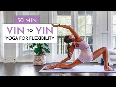 Vin to Yin Yoga for Flexibility - 50 Min Yoga Flow | Yoga with Kate Amber