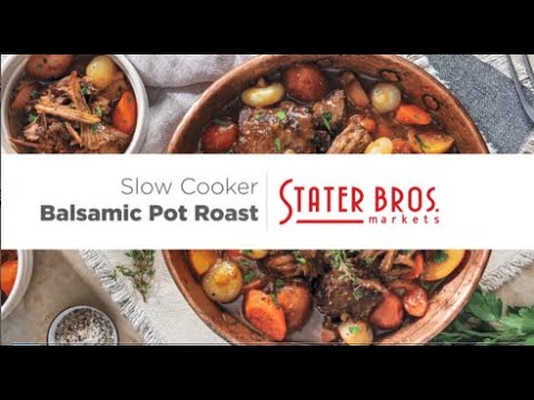 Try this! Slow Cooker Balsamic Pot Roast | Stater...