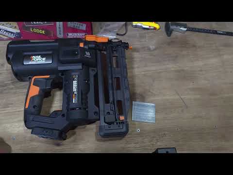 worx 16g Nail gun wx841 review and use