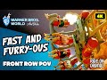Fast And Furry Ous At Warner Bros World Abu Dhabi Front Row POV In 4K Intamin Roller Coaster