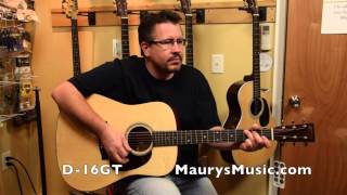 Video thumbnail for Martin D-16GT vs D-17M vs D-18 by Maury's Music