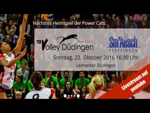 NLA Volleyball: TS Volley Düdingen -Sm'Aesch Pfeffingen 23.10.2016