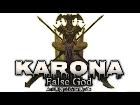 2 Minute Commander - Karona False God (Magic the Gathering Deck Tech)