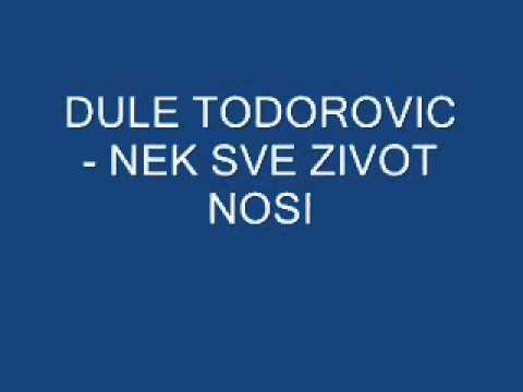 Dule Todorovic - nek sve zivot nosi.wmv