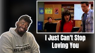 GLEE - I Just Can&#39;t Stop Loving You (Full Performance) (Official Music Video) | DTN REACTS