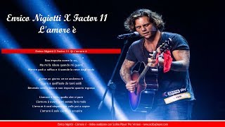 Enrico Nigiotti   L'amore è