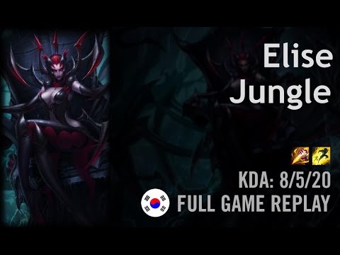 Elise Jungle vs Graves - Faker - KR Challenger Path 6.1