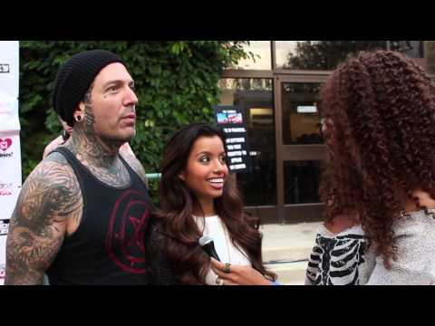 Lupe Fuentes and Evan Seinfeld on the Red Carpet at Rob Zombie's Great American Nightmare