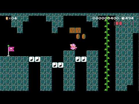 Worlds 4-5 Cave in D Miner by 3rd Bunny - Super Mario Maker 2 - No Commentary 1ca