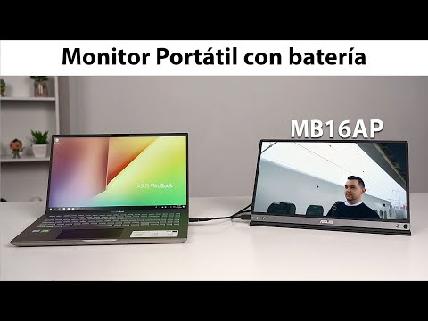 Monitor portátil con batería integrada | ASUS Zenscreen MB16AP