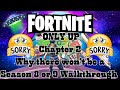 ONLY UP, Fortnite why there wont be a Season 8 or 9 Walkthrough for Chapter 2